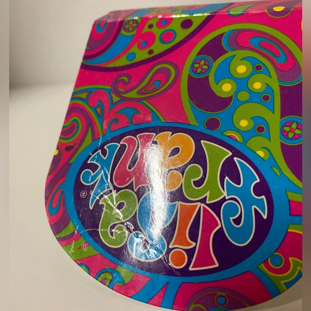Lisa Frank Mini Notepad Y2K Pink Paisley Stationery Self Closure Memo Pad